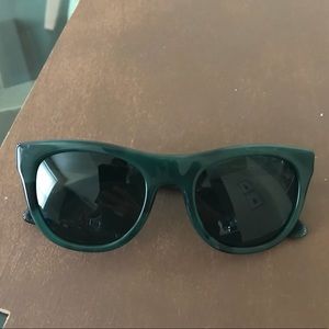 Dark Green Burberry Sunglasses